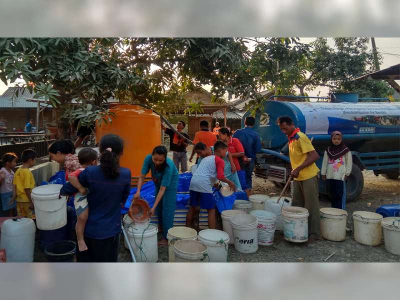 Dana Pengadaan Air Bersih dari Pemkab Habis, BPBD Bojonegoro Gunakan Dana dari Pemprov