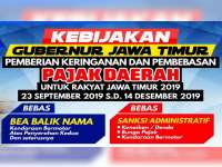 Pemprov Jatim Kembali Bebaskan Sanksi Denda, Pajak Kendaraan Bermotor