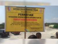 Belum Kantongi Izin, Pabrik Pengolahan Beton di Baureno, Bojonegoro, Disegel Petugas