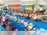 Sat Lantas Polres Blora Gelar Makan Bersama Ratusan Pedagang Pasar