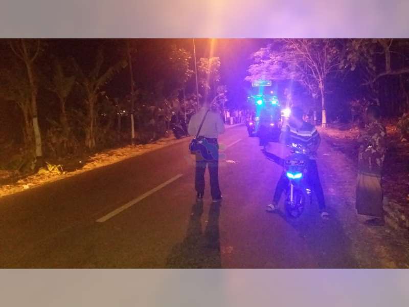 Kecelakaan Motor di Temayang Bojonegoro, Seorang Pengendara Luka Berat
