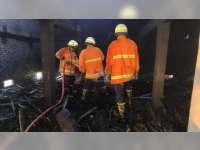 Gudang Pengeringan Tembakau di Temayang Bojonegoro Terbakar, Kerugia Ditaksir Rp 150 Juta