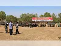 Tarian Sajojo Meriahkan Pembukaan TMMD Sengkuyung Tahap III di Blora