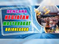 Rencana Kegiatan Masyarakat Bojonegoro 03 Oktober 2019