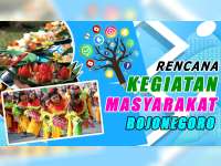 Rencana Kegiatan Masyarakat Bojonegoro 06 Oktober 2019
