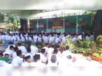 Ribuan Jemaah Hadiri Pengajian dan Gema Salawat di Alun-Alun Bojonegoro