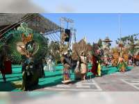 Baru Pertama Kali Digelar, Festival Bambu di Blora Berjalan Meriah