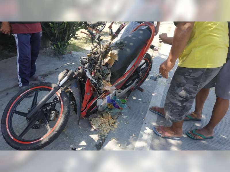 Diduga Mengantuk, Motor Tabrak Truk di Ngraho Bojonegoro, Pemotor Meninggal Dunia