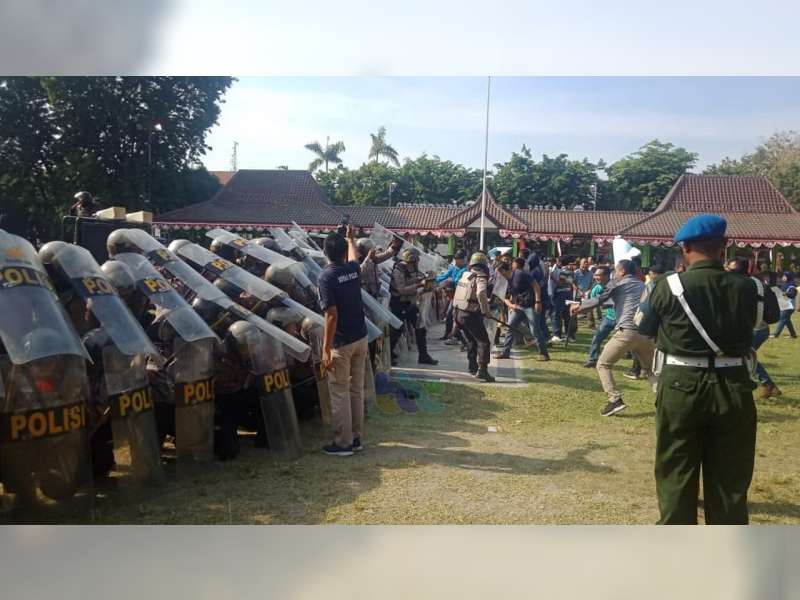 Polres Bojonegoro Gelar Apel Gabungan dan Simulasi Dalmas