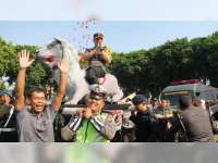 Ulang Tahun, Kapolres Bojonegoro Dapat Kejutan dari Dandim Bojonegoro