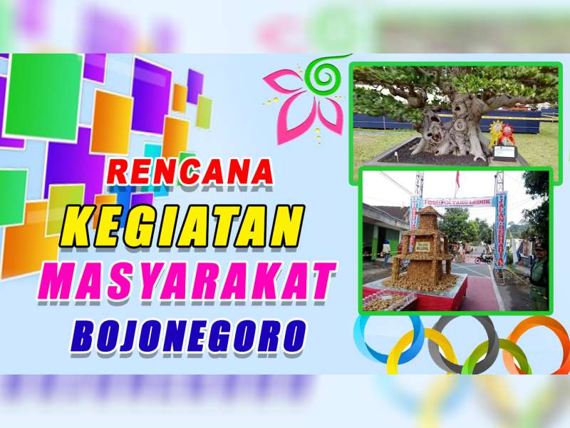 Rencana Kegiatan Masyarakat Bojonegoro 11 Oktober 2019