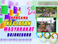 Rencana Kegiatan Masyarakat Bojonegoro 11 Oktober 2019