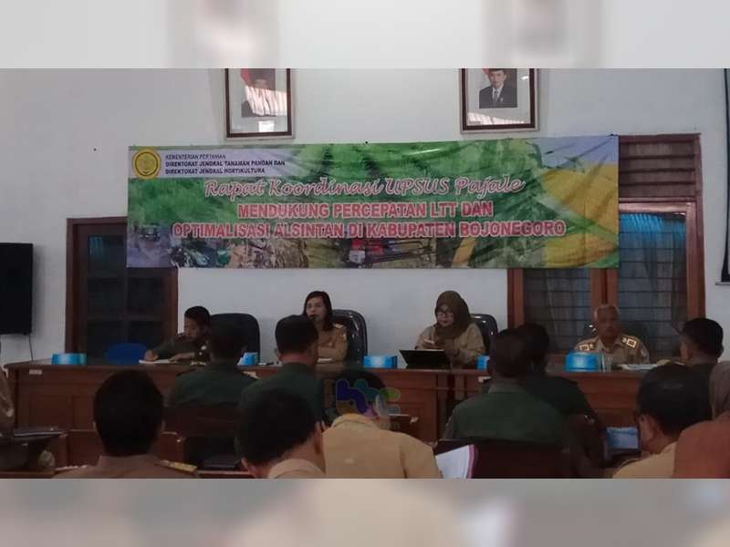 Dinas Pertanian Bojonegoro Gelar Rakor Upsus Percepatan Swasembada Pajale
