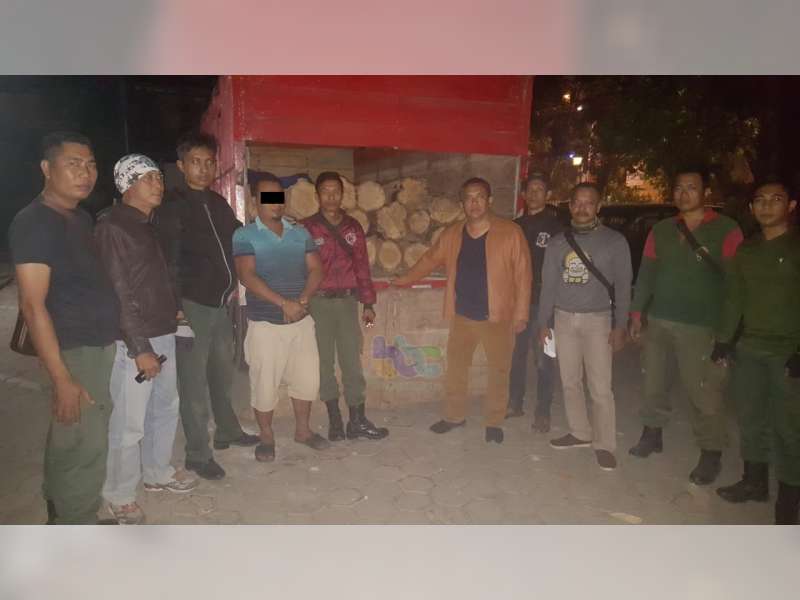Angkut Kayu Jati Tanpa Disertai Dokumen, Seorang Warga Ngasem Bojonegoro Diamankan Polisi