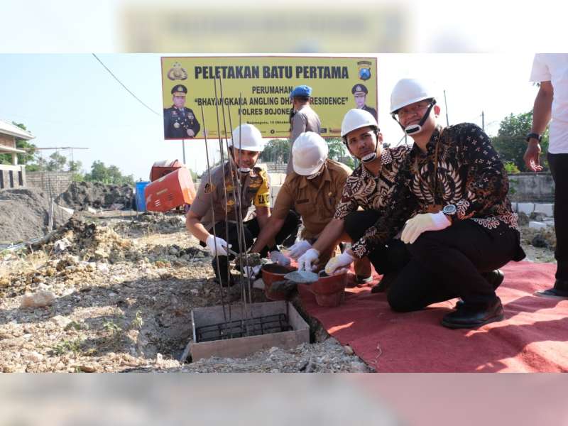 Pembangunan Perumahan Polri Bhayangkara Angling Dharma Residence di Bojonegoro Dimulai