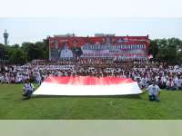 Bersama Pelajar Bojonegoro, Kapolres Hadiri Silaturahmi Forkopimda di Mapolda Jatim
