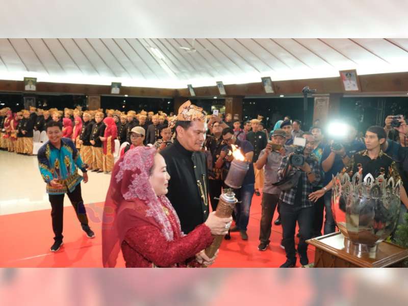 Inilah Prosesi Grebeg Berkah, Rebutan Gunungan Kaya Praja, Hari Jadi Bojonegoro ke-342