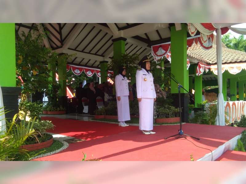 Bupati Pimpin Upacara Peringatan HJB ke-342 dan Hari Jadi Provinsi Jatim ke-74