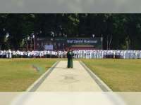 Bupati Pimpin Upacara Peringatan Hari Santri Nasional di Alun-Alun Bojonegoro