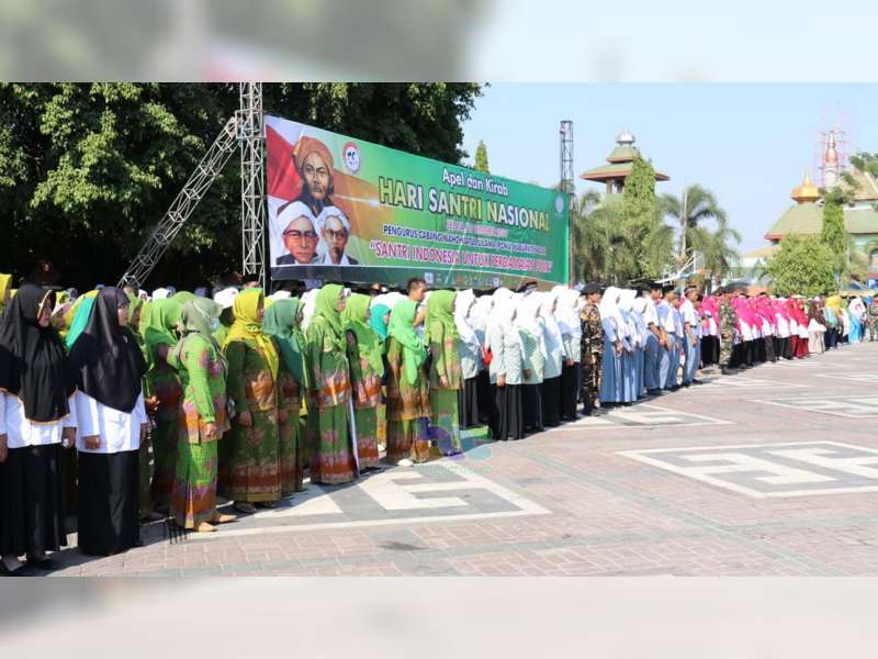 Ribuan Santri di Blora Meriahkan Peringatan Hari Santri Nasional 2019