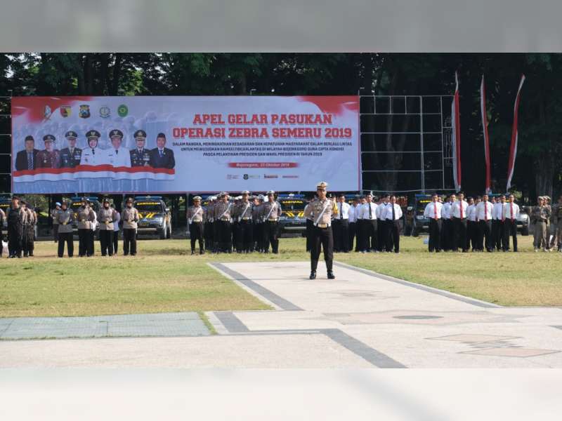 8 Prioritas Pelanggaran Lalu-Lintas, Jadi Sasaran Operasi Zebra Semeru 2019 di Bojonegoro