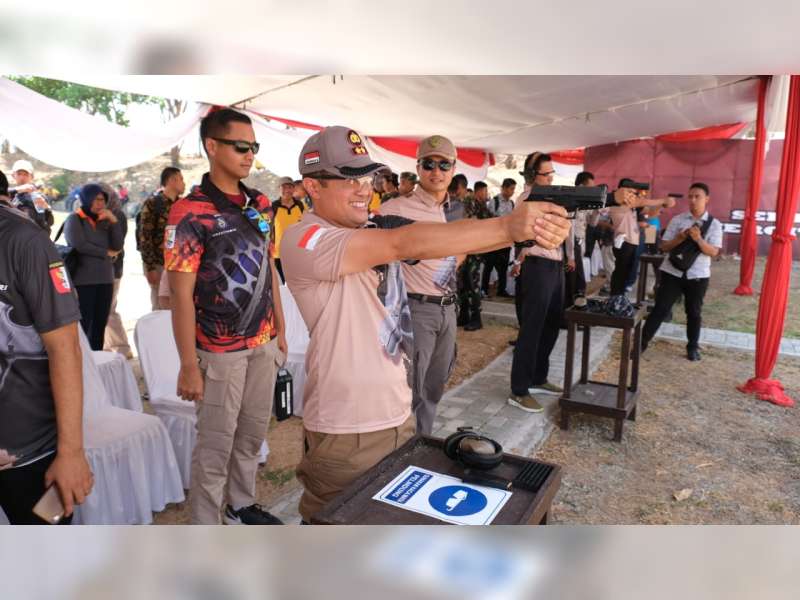 Kapolres Bojonegoro Ikuti Turnamen Menembak, Kapolda Jatim Cup 2019 di Surabaya