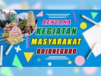 Rencana Kegiatan Masyarakat Bojonegoro 30 Oktober 2019