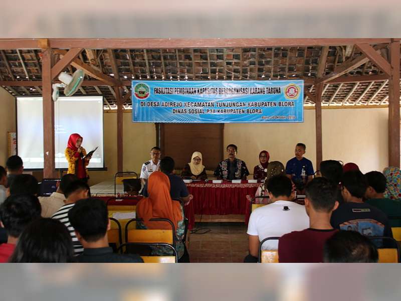 Pemkab Blora Fasilitasi Pembinaan Kapasitas Berorganisasi bagi Karang Taruna