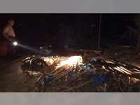 Diterjang Angin, Warung Milik Warga Bubulan Bojonegoro Roboh