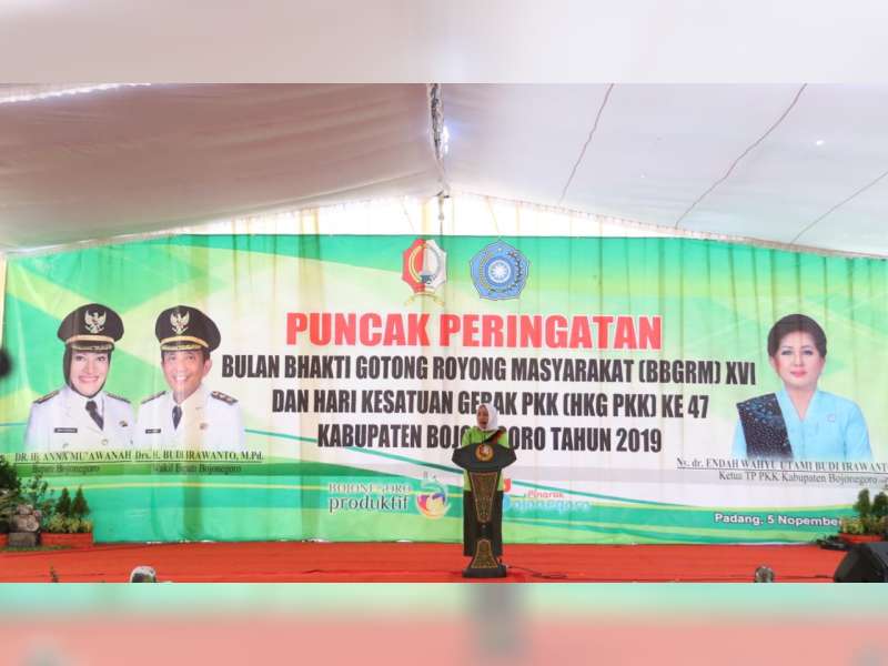 Bupati Bojonegoro Buka Puncak Peringatan BBGRM dan HKG PKK 2019 di Trucuk