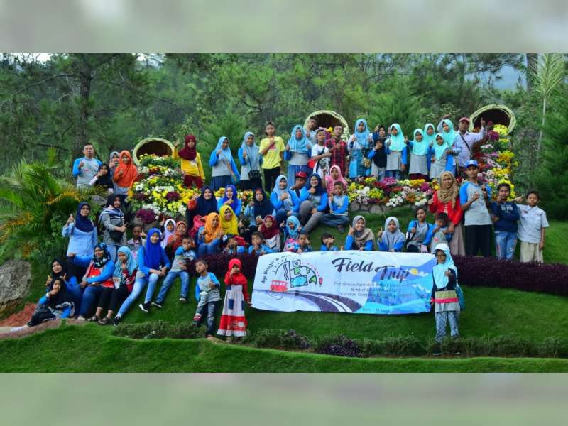 Serunya Belajar di Alam Bersama Siswa Siswi Bimbel Gugusan Bintang YKIB