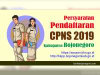 Berikut Ini Persyaratan Pendaftaran Seleksi CPNS Kabupaten Bojoneroro 2019
