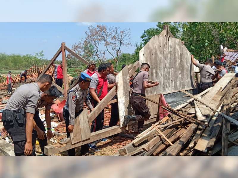 27 Rumah Warga di Randublatung Blora, Rusak Akibat Diterjang Angin