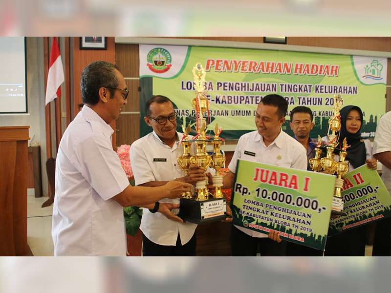 Kelurahan Bangkle Kecamatan Blora, Juara Lomba Penghijauan 2019 Tingkat Kabupaten Blora