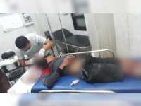 Hendak Melintasi Jalan Cor, Pengendara Motor di Sukosewu Bojonegoro Terjatuh Sendiri