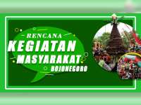 Rencana Kegiatan Masyarakat Bojonegoro 18 November 2019