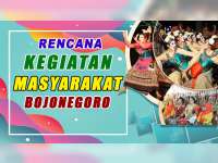 Rencana Kegiatan Masyarakat Bojonegoro 23 November 2019
