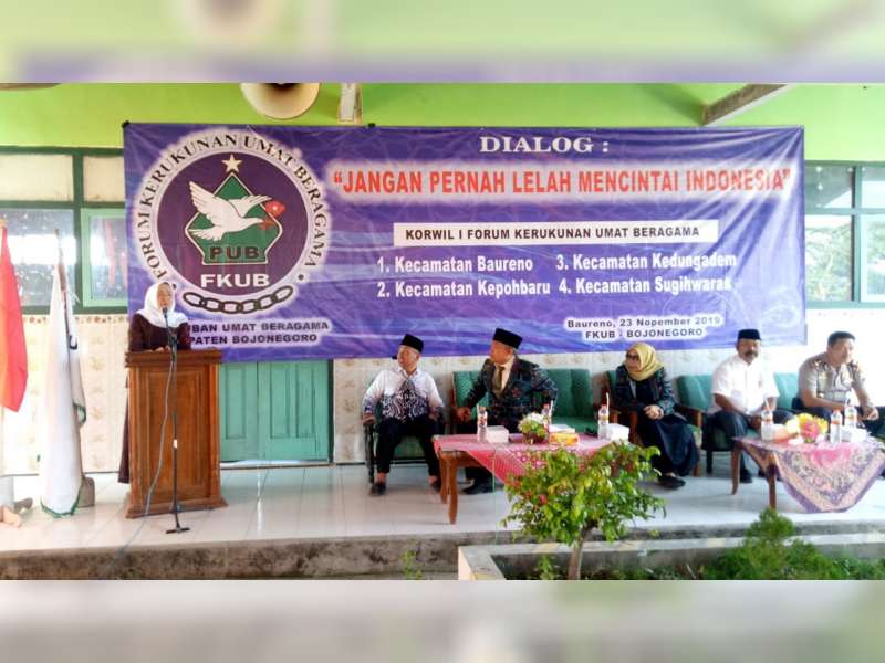 FKUB Bojonegoro Gelar Dialog Dengan Tema, Jangan Pernah Lelah Mencintai Indonesia