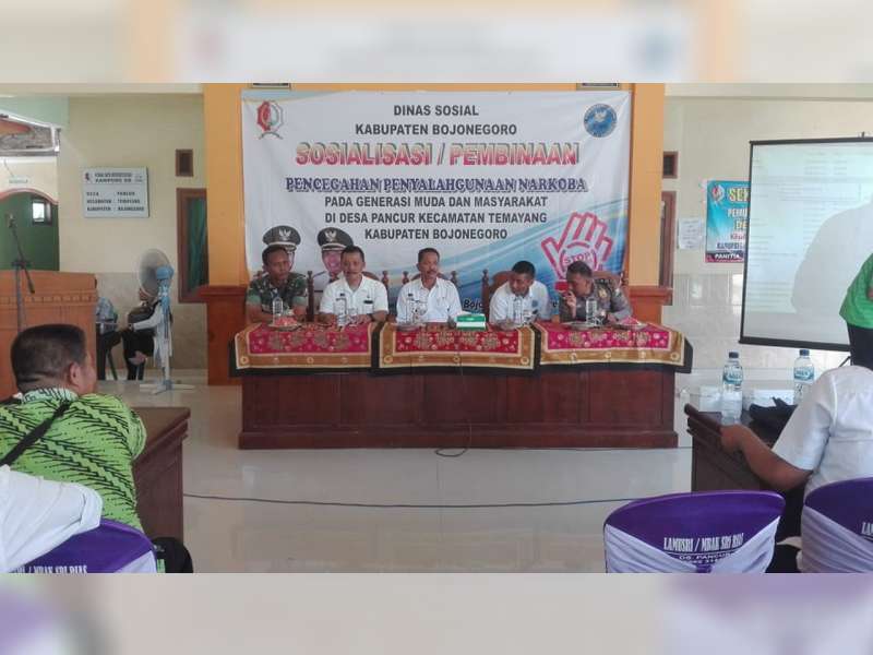 Pemkab Bojonegoro Gelar Sosialisasi dan Pembinaan Pencegahan Penyalahgunaan Narkoba
