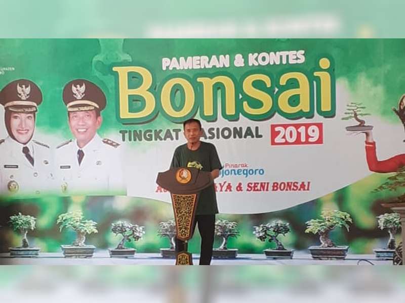 Ratusan Bonsai Ikuti Pameran dan Kontes Bonsai Tingkat Nasional di Bojonegoro