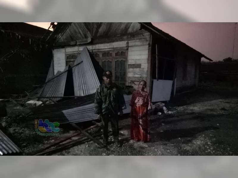 Angin Kencang Terjang Kedungadem Bojonegoro, 5 Rumah Warga Rusak