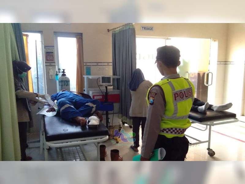 Dua Motor Bersenggolan di Kalitidu Bojonegoro, Kedua Pengendara Luka-Luka