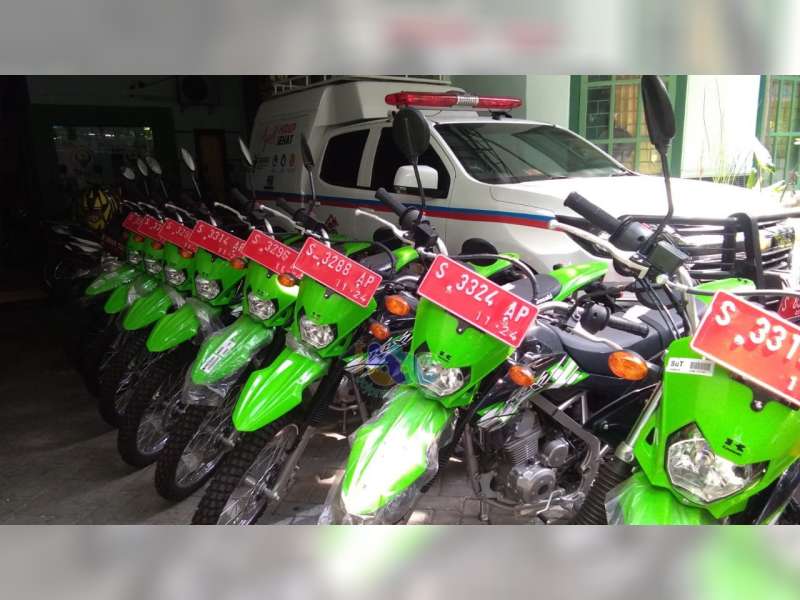 34 Bidan Dukuhan di Kabupaten Bojonegoro Terima Kendaraan Dinas Jenis Motor Tril
