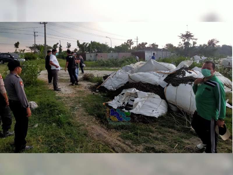 DLH Koordinasi Dengan Polisi, Usut Keberadaan Limbah di Desa Mayangrejo Kalitidu Bojonegoro