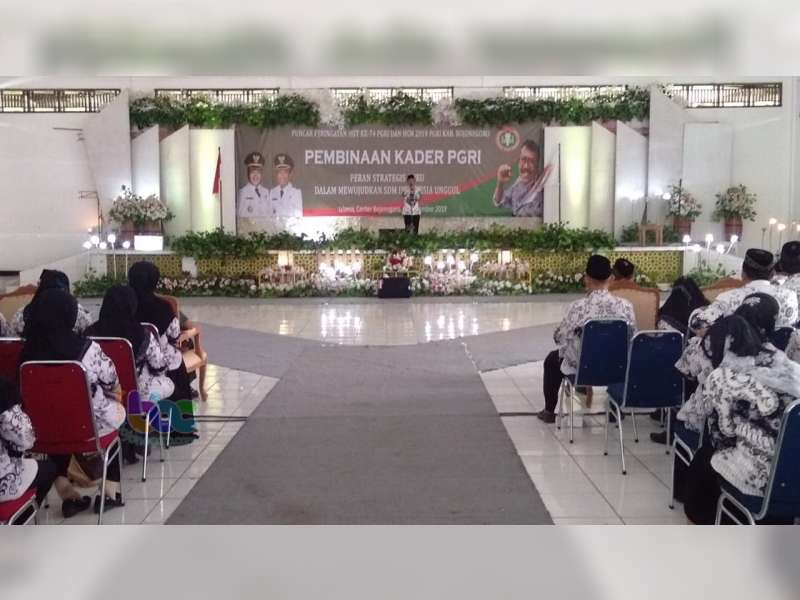 Tingkatkan Kompetensi Guru, PGRI Bojonegoro Gelar Pembinaan Kader PGRI