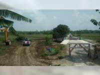 Jembatan Desa Ngadiluwih Ngasem Runtuh, Dinas PUPR Bojonegoro Bikin Jalan Darurat