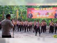 Kapolres Bojonegoro Pimpin Upacara Pembukaan Perkemahan dan Orientasi Saka Bhayangkara