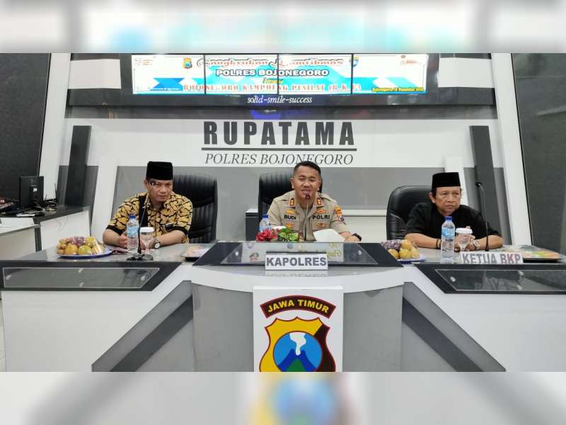 Jelang Natal dan Tahun Baru, Polisi Bojonegoro Gelar Rakor dengan Perguruan Pencak Silat