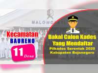Bakal Calon Kades yang Mendaftar dalam Pilkades 2020, Kecamatan Baureno Bojonegoro