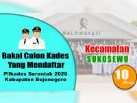 Bakal Calon Kades yang Mendaftar dalam Pilkades 2020, Kecamatan Sukosewu Bojonegoro